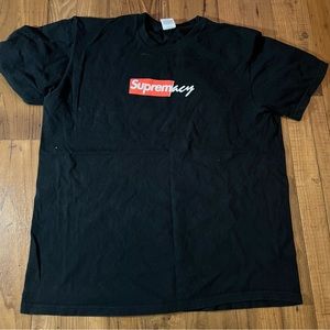 Supreme x Sole Supremacy Shirt Box Logo Life   Shoes Size Large Black